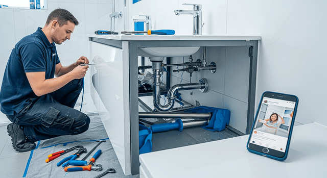 Social media voor loodgieters: meer opdrachten via online zichtbaarheid