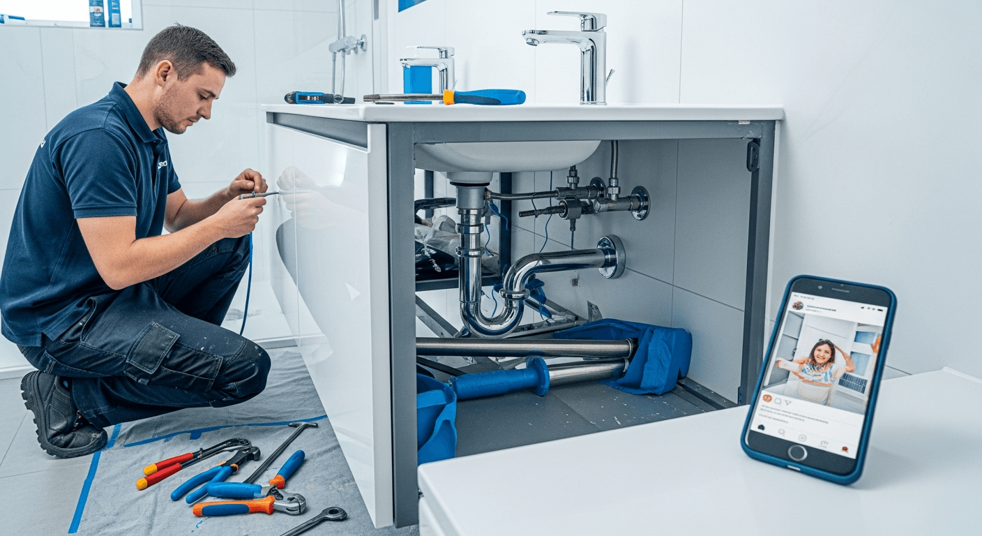 Social media voor loodgieters: meer opdrachten via online zichtbaarheid