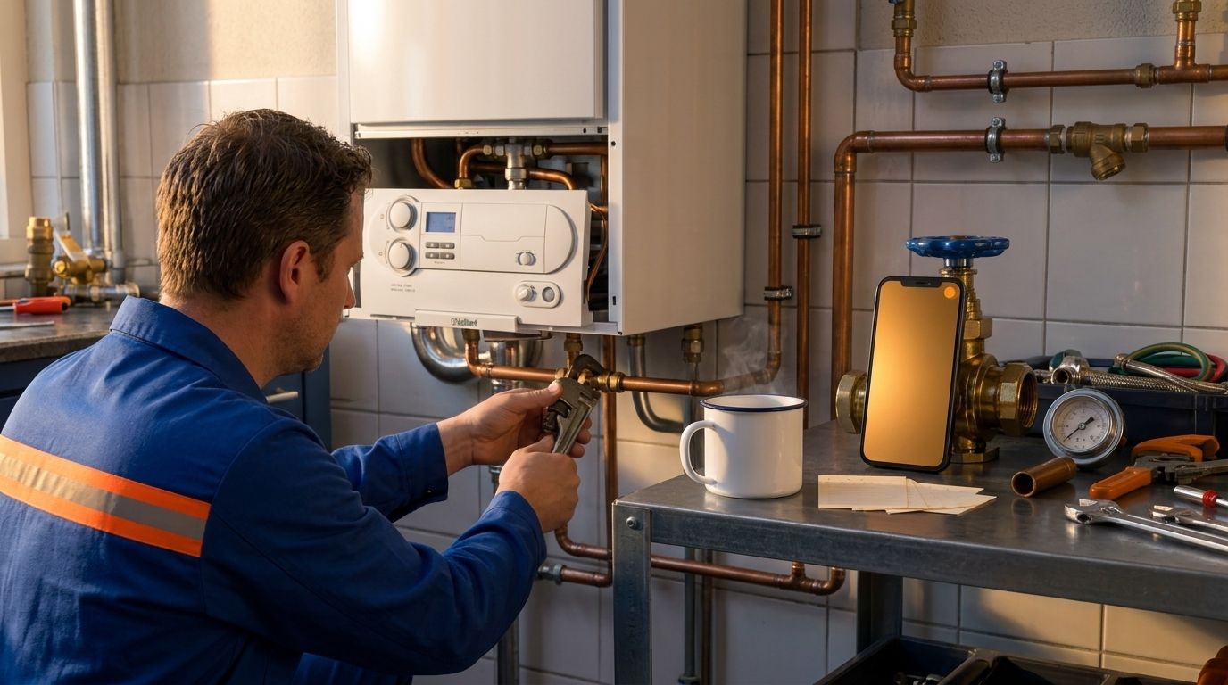 Welkom-mailflow loodgieter: 4 mails na de eerste klus