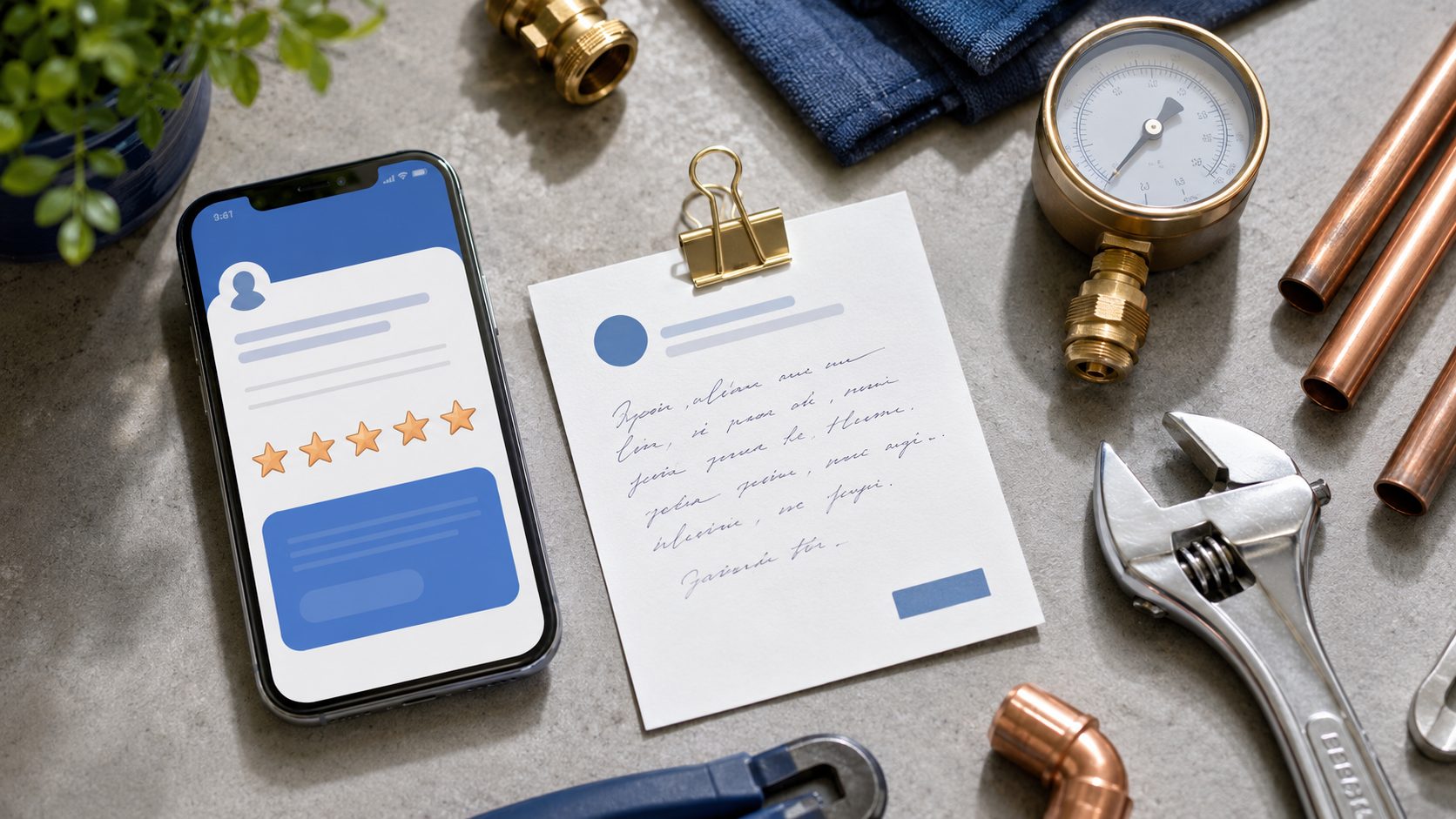 Review pakket voor loodgieters — NFC kaartjes en software setup