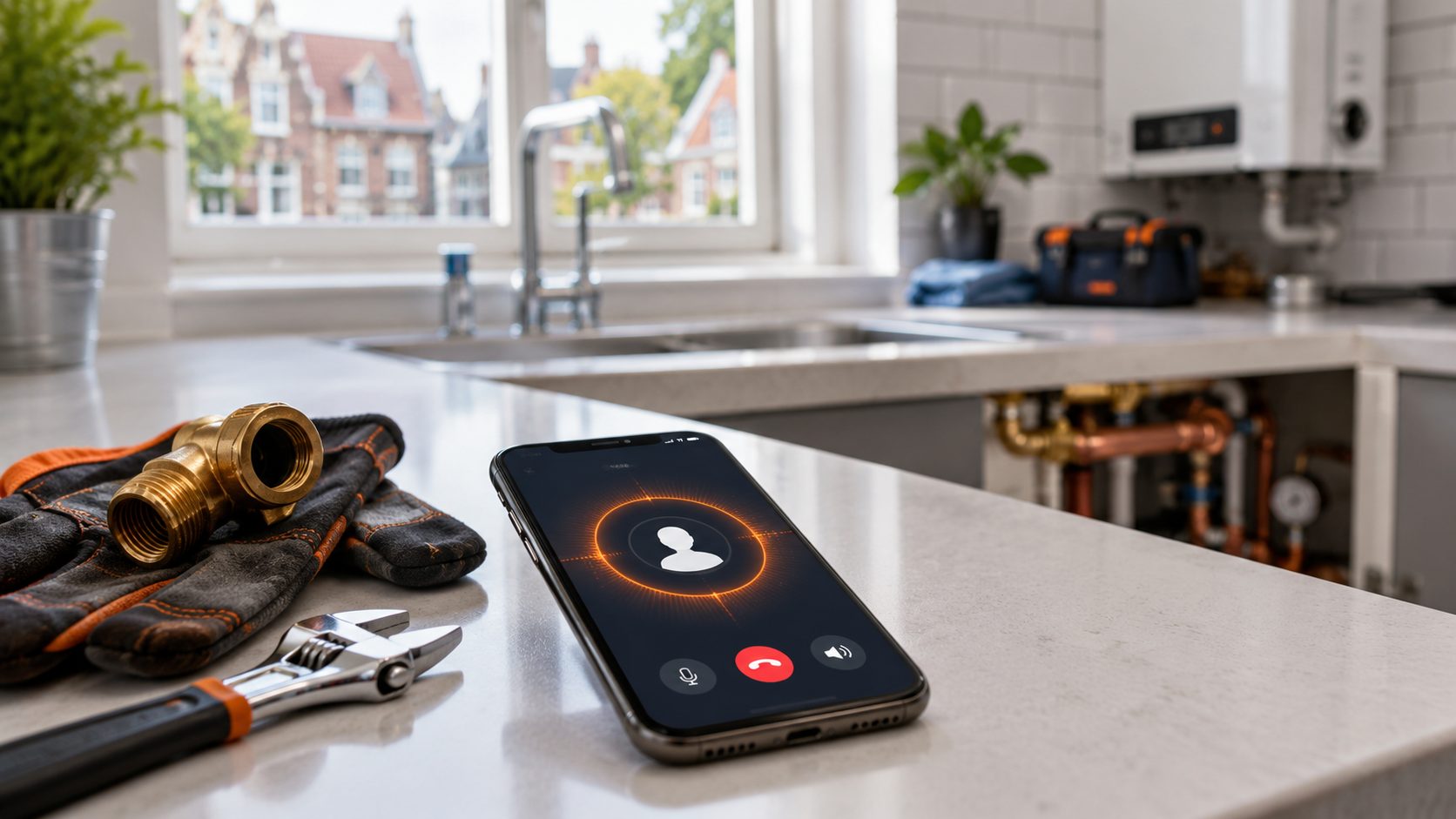 Voice AI telefonist voor loodgieters — automatische beantwoording van spoedoproepen